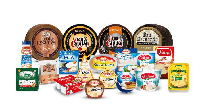 Once quesos de Grupo Lactalis, premiados en los World Cheese Awards 2022
