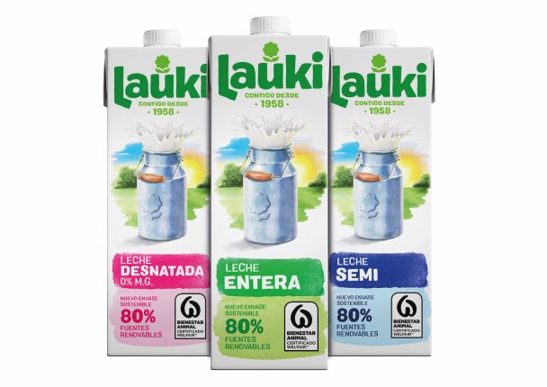 Lauki estrena nuevo envase, más cómodo y con una imagen más actual