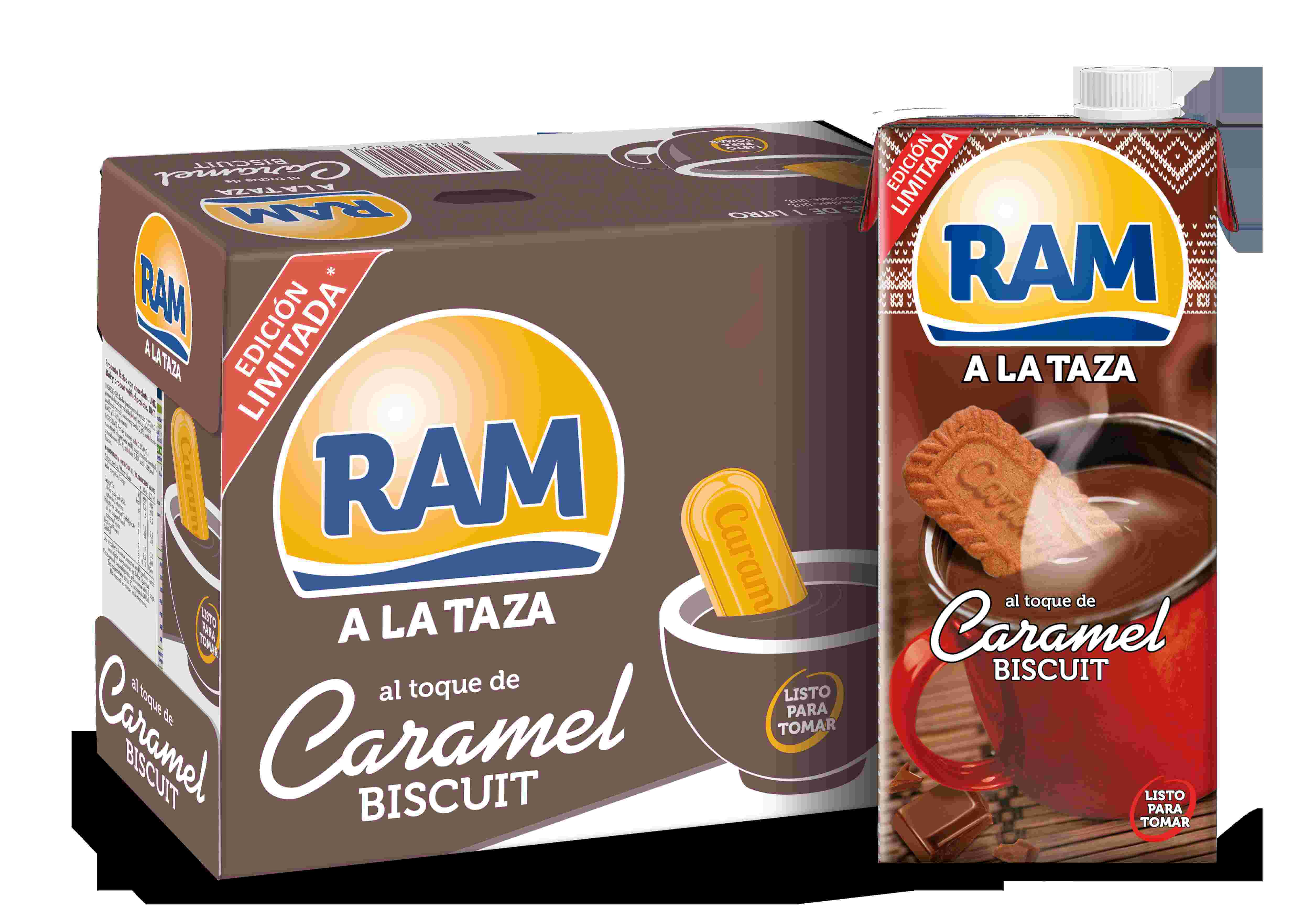RAM lanza una nueva variedad para esta Navidad: Chocolate a la taza al toque de Caramel Biscuit