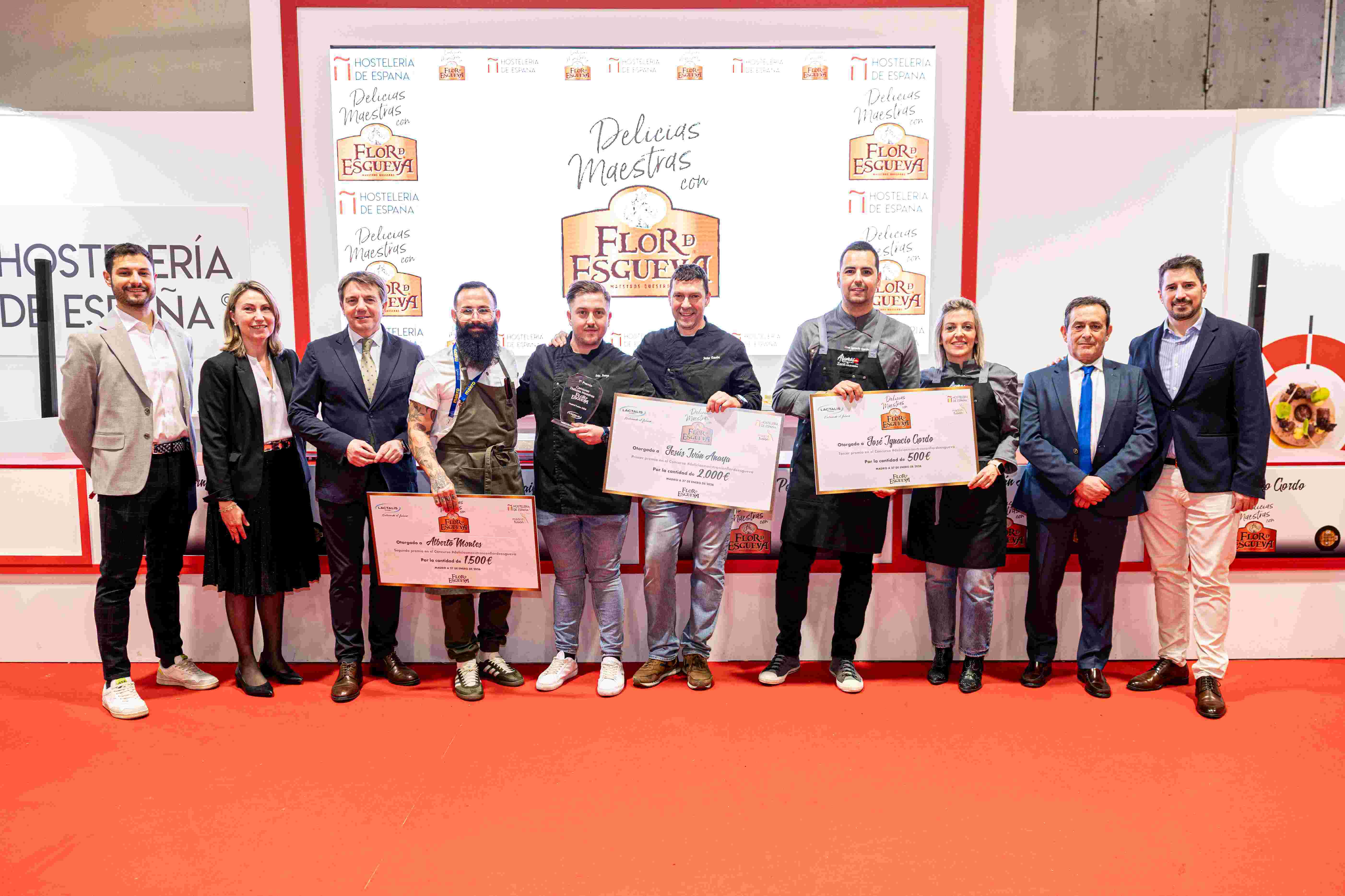 Jesús Iván Anaya, del restaurante Mirador de la Mancha de Ciudad Real, ganador del concurso “Delicias Maestras con Flor de Esgueva”