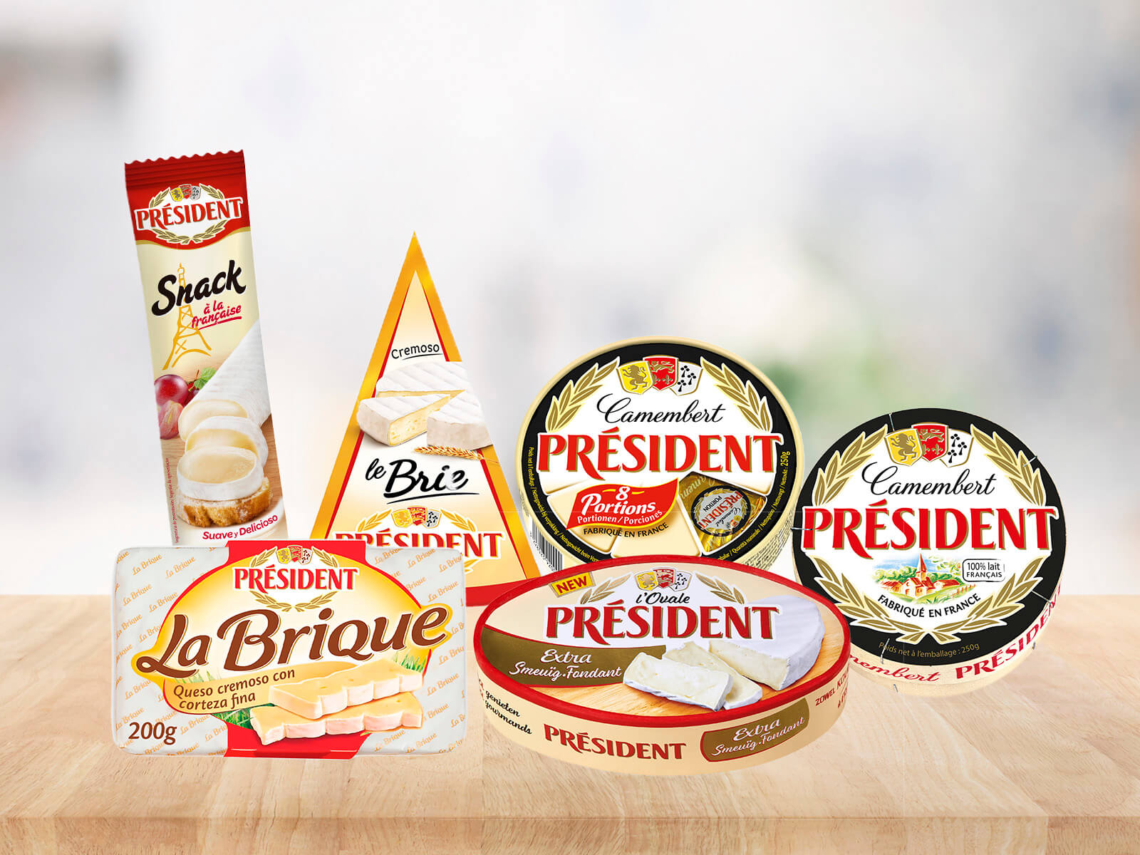 Président, pionero del queso francés en España y líder indiscutible en pastas blandas